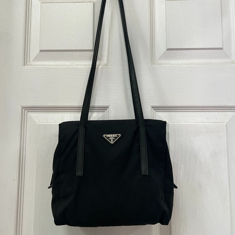 Prada Black Nylon shoulder bag